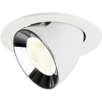 SLV Inbouwspot Numinos Gimble L wit/chroom 4000K - 20gr