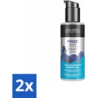 John Frieda – Haarolie – Dream Curls Curl Defining Crème Oil – Krulverzorging – 100 ml - Voordeelverpakking - 2 stuks