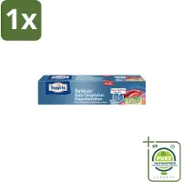 Toppits 1 x – Safeloc Zip-Diepvrieszakken – 3 Liter – 15 Zakjes - Diepvrieszakken - Dubbele Sluiting - Voedselbescherming - Herbruikbaar - Milieuvriendelijk