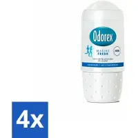 Odorex - Deodorant Roller - Marine Fresh - Verfrissende Bescherming - 50 ml - Voordeelverpakking - 4 stuks