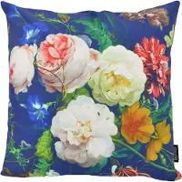 Gek op kussens! Soft colorful flowers | 45 x 45 cm | kussenhoes | katoen