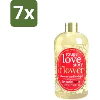 Treaclemoon 7 x – Bad- & Douchegel – Rouge Love Story – 500 ml - Bad En Douchegel - Geur - Bad En Douchegel - Geur - Bad En Douchegel
