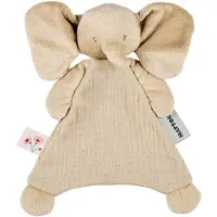 Nattou FanFan Baby Knuffeldoekje - 25 x 20 cm - Doudou Olifant - Baby Cadeau - Zand
