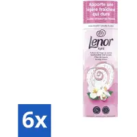 Lenor 6 x Light - Geurbooster - Jasmijn - Non-Stop Frisheid - 19 Wasbeurten - Geurbooster - Wasgeur - Zijdebloesem - Pioenroos - Wasverzachter