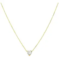 Lucardi Ketting goud / transparant