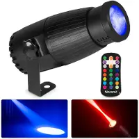 Beamz PSZ18W LED Pin Spot - 16 RGBW kleuren - Handmatige zoom - Met