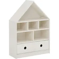 Loft 24 Alpi-Boekenkast - 1-Lade - Wit Grenen