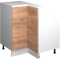 Vicco R-Line Hoekkeukenkast voor schuine wand – 75.6 cm met 1 deur Krachtige eik goud