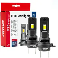 Amio F25 PRO BLACK Edition H7 LED Koplampen 12/24V – 7646 Lumen 6000K Daglichtwit FULL CANBUS