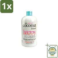 Treaclemoon 1 x – Douchegel – My Coconut Island – 500 ml- Douchegel Kokos - Kokosgeur Douchegel - Tropische Douchegel - Hydraterende Douchegel - Zachte Huid