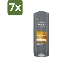 Dove 7 x – Douchegel – Men+Care Sandalwood & Vanilla – 250 ml - Douchegel Mannen - Douchegel Voor Mannen - Douchegel Voor Huid - Douchegel Voor Gezicht - Douchegel Voor Haar