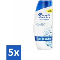 Head & shoulders – Shampoo – Classic – 625 ml - Bulkverpakking - 5 stuks