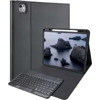 Accezz Bluetooth Keyboard Bookcase voor de Apple iPad Pro 13 (2025) M5 / (2024) M4 - QWERTY / NL - Zwart