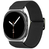 IMoshion Elastisch nylon bandje voor de Samsung Galaxy Watch 9 (40/44mm) / Watch 8 (40/44mm) / Classic (46mm) - Zwart
