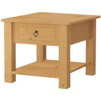 Loft 24 Ines-Salontafel - 1-lade - Natuur Grenen