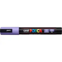 Posca Pc5m Mesdium Tip 1.8-2.5mm Purple Marker Pen 6 Units Paars Kinderen