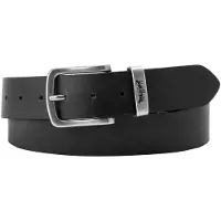 Levis Accessories Riem 'Metal Two Horse Keeper Belt' zwart