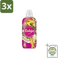 Robijn 3 x – Wasverzachter – Tropical – 765 ml - Grootverpakking - Koffie - Koffiezetapparaat - Koffiezetapparaat