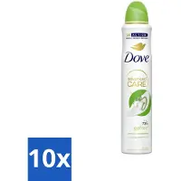 Dove 10 x Deodorant Spray - Komkommer & Groene Thee - 200 ml - Deodorant Spray - Komkommer En Groene Thee - Anti-Transpirant - Zweetvermindering - Huidverzorging