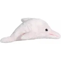 WWF - Knuffel - Dolfijn - 28 cm - Speelgoed - Knuffeldier - Roze Tuimelaar