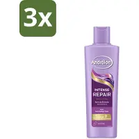 Andrélon 3 x – Shampoo – Intense Repair – 250 ml - Haarschade - Haarherstel - Keratine - Beschadigd Haar - Haarstructuur