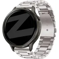 Bandz Stalen band 'Classic' (18mm) - Geschikt voor Garmin Vivoactive 4s / Vivomove 3s / Venu 2s / Venu 3s / Forerunner 255s / Forerunner 265s / Venu 4 - 41mm - Sterrenlicht