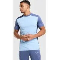 Nike Academy voetbaltop met Dri-FIT en korte mouwen voor heren - Blauw | Maat