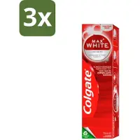 Colgate – Max White Infinite – Tandpasta – 75 ml - Bulkverpakking - 3 stuks