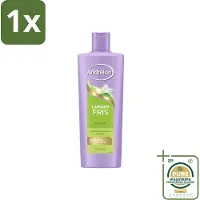 Andrélon 1 x – Shampoo – Langer Fris – 400 ml- Langer Fris Haar - Vitamine B3 Shampoo - Fris Haar - Vet Haar - Diepe Reiniging