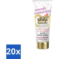 Treaclemoon – Body Scrub – Creamy Shea Butterfly – 225 ml - Bulkverpakking - 20 stuks