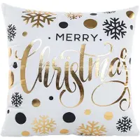 Gek op kussens! Balls & snowflakes | 45 x 45 cm | kussenhoes | katoen/polyester