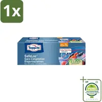 Toppits 1 x – Safeloc Diepvrieszakken – 1 Liter – 20 Zakjes - Diepvrieszakken - Vriezer - Invriezen - Ontdooien - Voedsel Bewaren