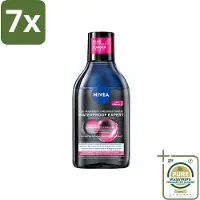 Nivea 7 x – Micellair Reinigingswater – Waterproof Expert – 400 ml - Grootverpakking - Make-up Remover - Micellair Water - Waterproof Make-up Remover - Huid Reinigen - Gezichtsreinigingsmiddel