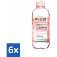 Garnier - SkinActive - Micellair Reinigingswater - Rozenwater - Stralende Huid - 400 ml - Voordeelverpakking - 6 stuks