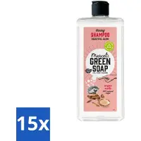 Marcels Green Soap - Shampoo - Argan & Oudh - Versterkt & verzorgt - 300 ml - Bulkverpakking - 15 stuks