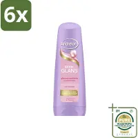 Andrélon – Conditioner – Extra Glans – 200 ml - Voordeelverpakking - 6 stuks - Zijde-extract - Vitamine C