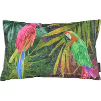 Gek op kussens! Sierkussen velvet parrot long | 30 x 50 cm | velvet/polyester