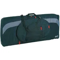 Boston KBT-105-BG Super Packer gigbag – voor keyboard, 1005 x 450 x 160 mm, 25 mm gevoerd, zwart/grijs