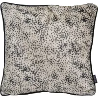 NOVÉE Velvet silver panter | 45 x 45 cm | kussenhoes | velvet/ polyester