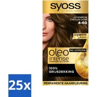 Syoss Oleo Intense - Haarverf - 4-60 - Goudbruin - 115ml x 25