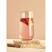 Pasabahce Allegra – Roze Longdrinkglazen – Set van 3 – 470 ml – Stijlvolle glazen – Vaatwasserbestendig