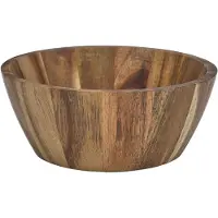 Home Deco Factory Schaal - D20 cm - acacia hout - rond - fruitschaal - kom