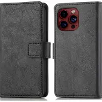 IMoshion Luxe Bookcase voor de Apple iPhone 15 Pro Max - Zwart