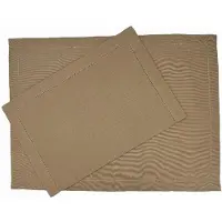 Himla Ebba placemat - tan - 37 x 50 - 2 stuks