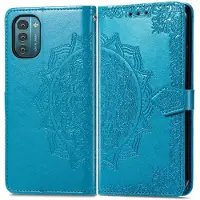 IMoshion Mandala Bookcase voor de Nokia G11 / G21 - Turquoise