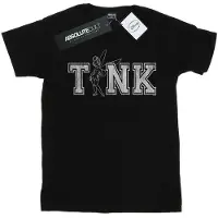 Disney Meisjes Tinker Bell Collegiate Tink Katoenen T-shirt (Zwart)