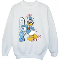 Disney Jongens Donald Duck Cool Sweatshirt (Wit)