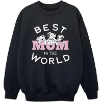 Disney Jongens Sweatshirt 101 Dalmatiërs Beste Moeder Ter Wereld (Zwart)