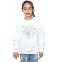 Disney Meisjes The Aristocats Marie Heart Sweatshirt (Wit)