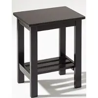 Loft 24 Trend-Nachtkastje - Zwart MDF